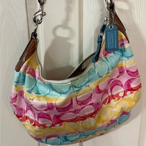 Multicolor Coach Purse